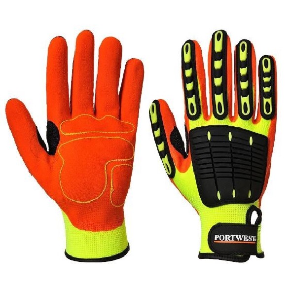 GUANTO GRIP ANTI IMPATTO - A721 - Giallo/Arancione