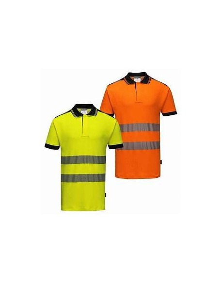 PW3 HI-VIS POLO SHIRT S/S - T180