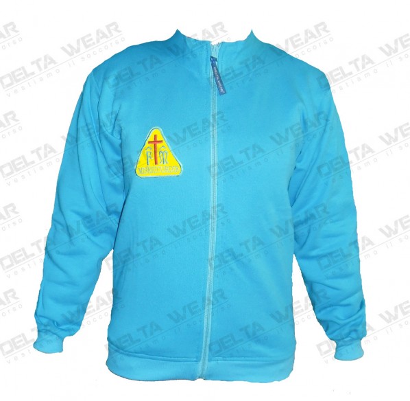 FP490 Full zip SWEATER - RESCUE AMBULANCE - LOGO OF YOUR CHOICE