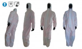 BIZTEX MICROPOROUS COVERALL WITH BOOT COVERS TYPE 5/6 - ST41
