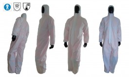 BIZTEX MICROPOROUS COVERALL WITH BOOT COVERS TYPE 5/6 - ST41