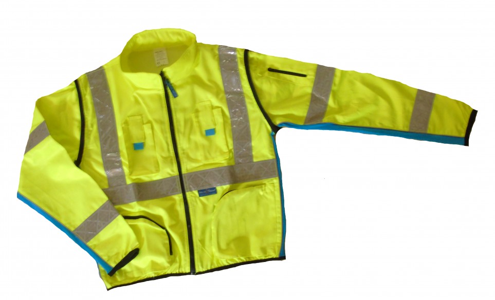 DELTA JACKET CYAN