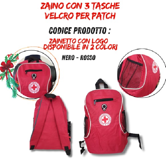 mochila with velcro for patch