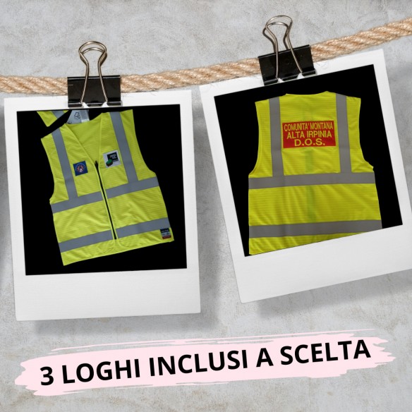 HI-VIS ANTI STATIC VEST - FLAME RESISTANT - FR71